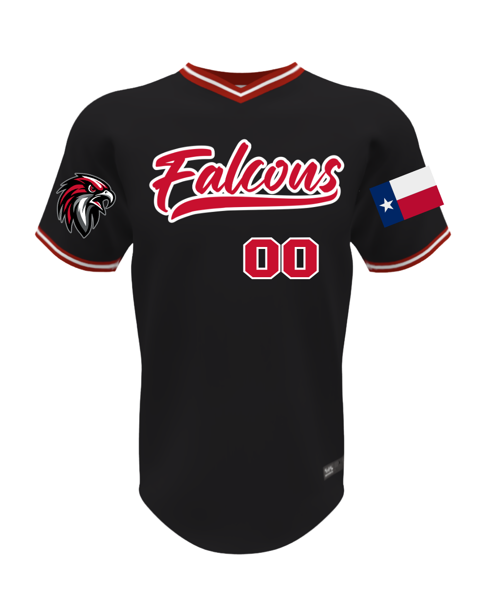 V-Neck Jerseys: Falcons - Image 2