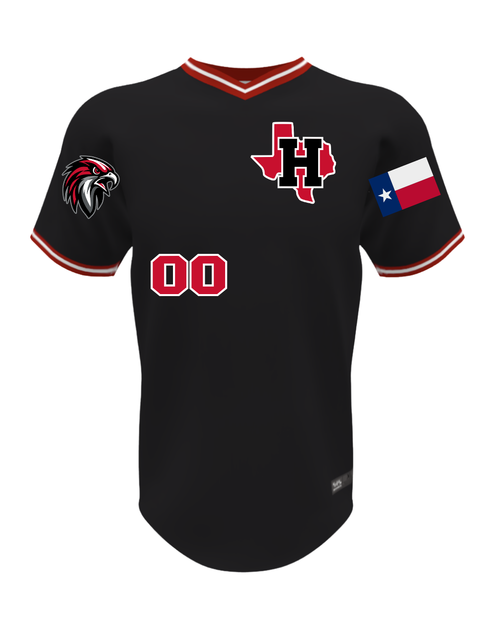 V-Neck Jerseys: Texas H - Image 5