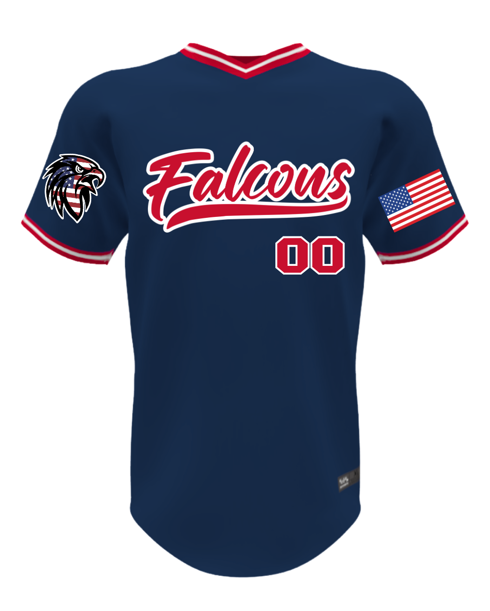 V-Neck Jerseys: Falcons - Image 4