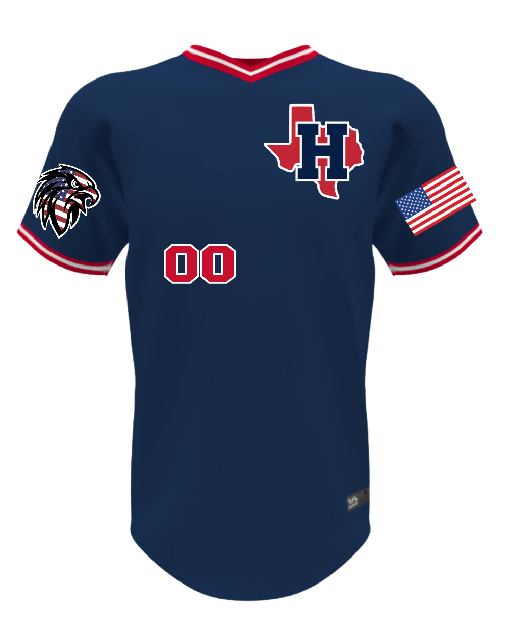 V-Neck Jerseys: Texas H - Image 4