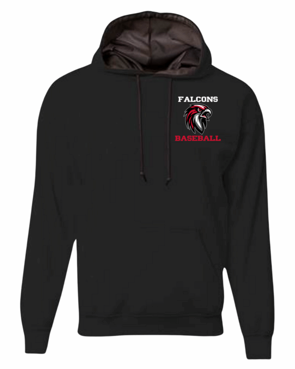 Hoodie - Baseball Falcon Head Pocket - Image 2