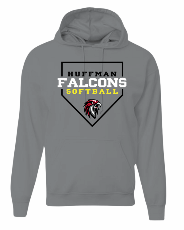 Hoodie - Softball Home Plate - Image 4