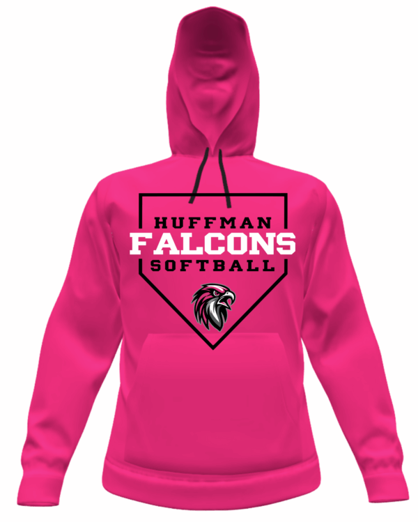Hoodie - Softball Home Plate - Image 5