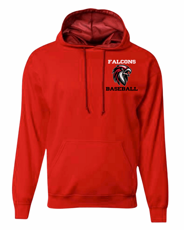 Hoodie - Baseball Falcon Head Pocket - Image 6