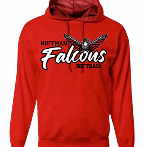 Hoodie - Softball Huffman Falcons