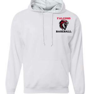 Hoodie - Baseball Falcon Head Pocket