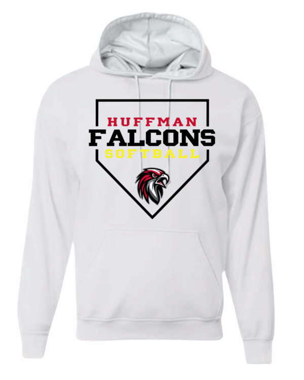 Hoodie - Softball Home Plate - Image 8