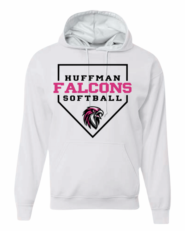 Hoodie - Softball Home Plate - Image 9