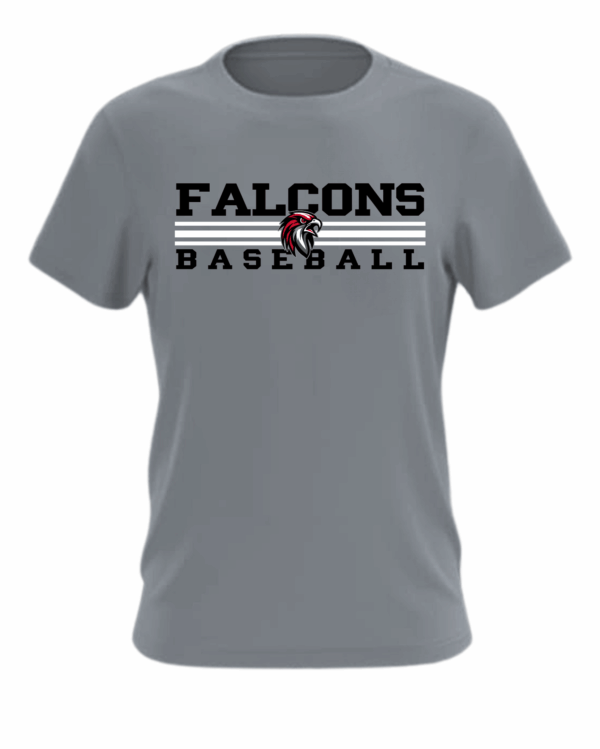 Shirt - Baseball Falcons 3 Stripes - Image 2
