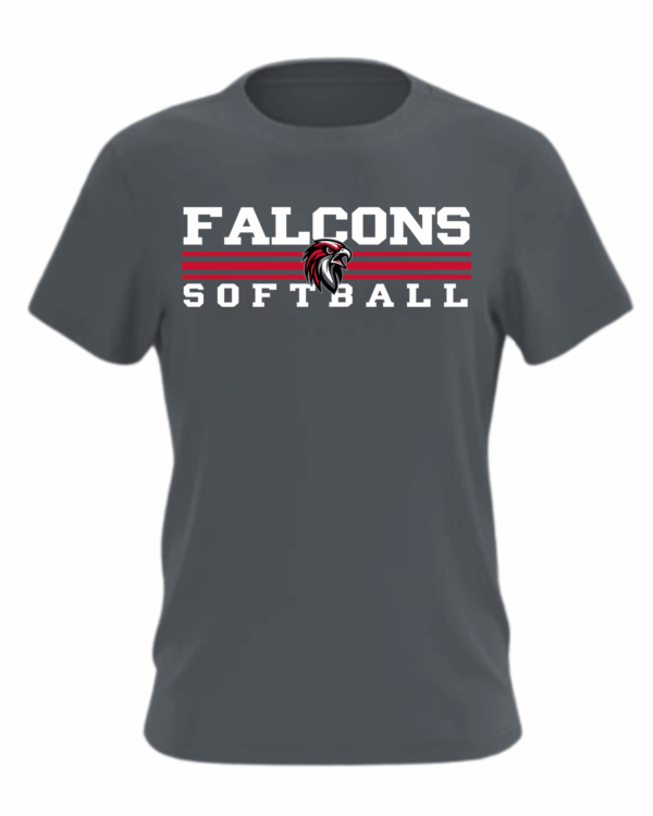 Shirt - Softball Falcons 3 Stripes - Image 7