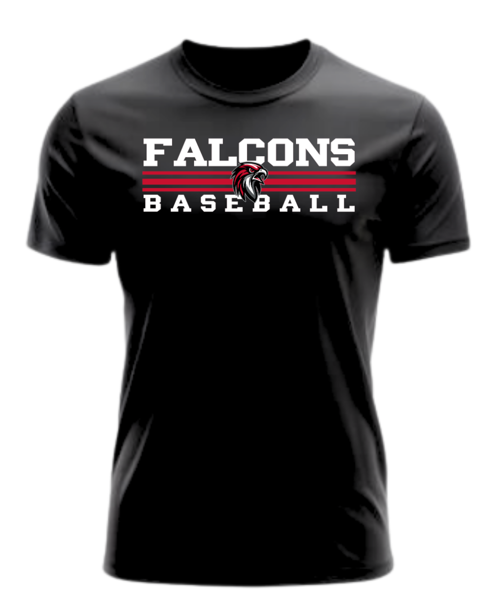 Shirt - Baseball Falcons 3 Stripes