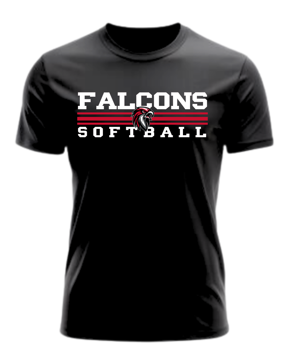 Shirt - Softball Falcons 3 Stripes - Image 7