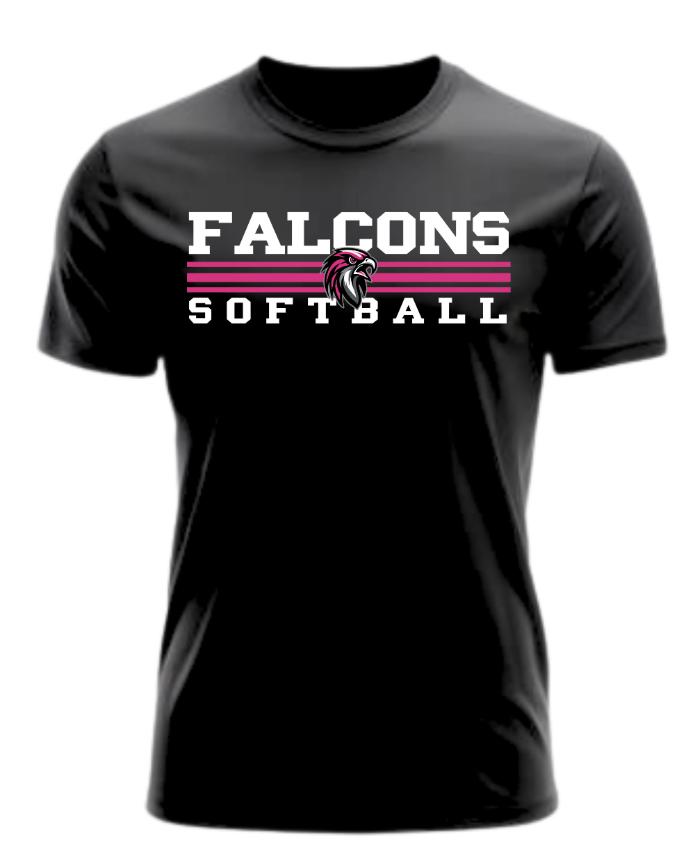 Shirt - Softball Falcons 3 Stripes - Image 6