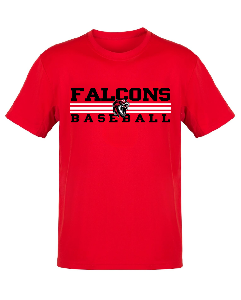 Shirt - Baseball Falcons 3 Stripes - Image 4
