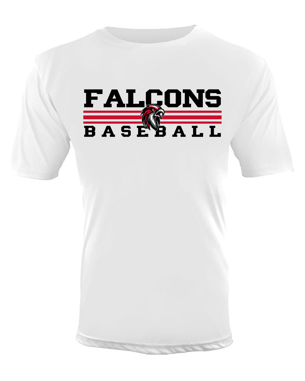Shirt - Baseball Falcons 3 Stripes - Image 3