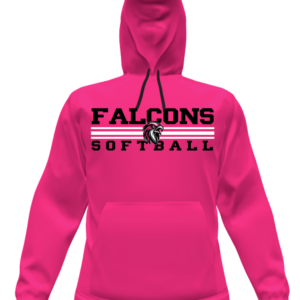Hoodie - Softball Falcons 3 Stripes