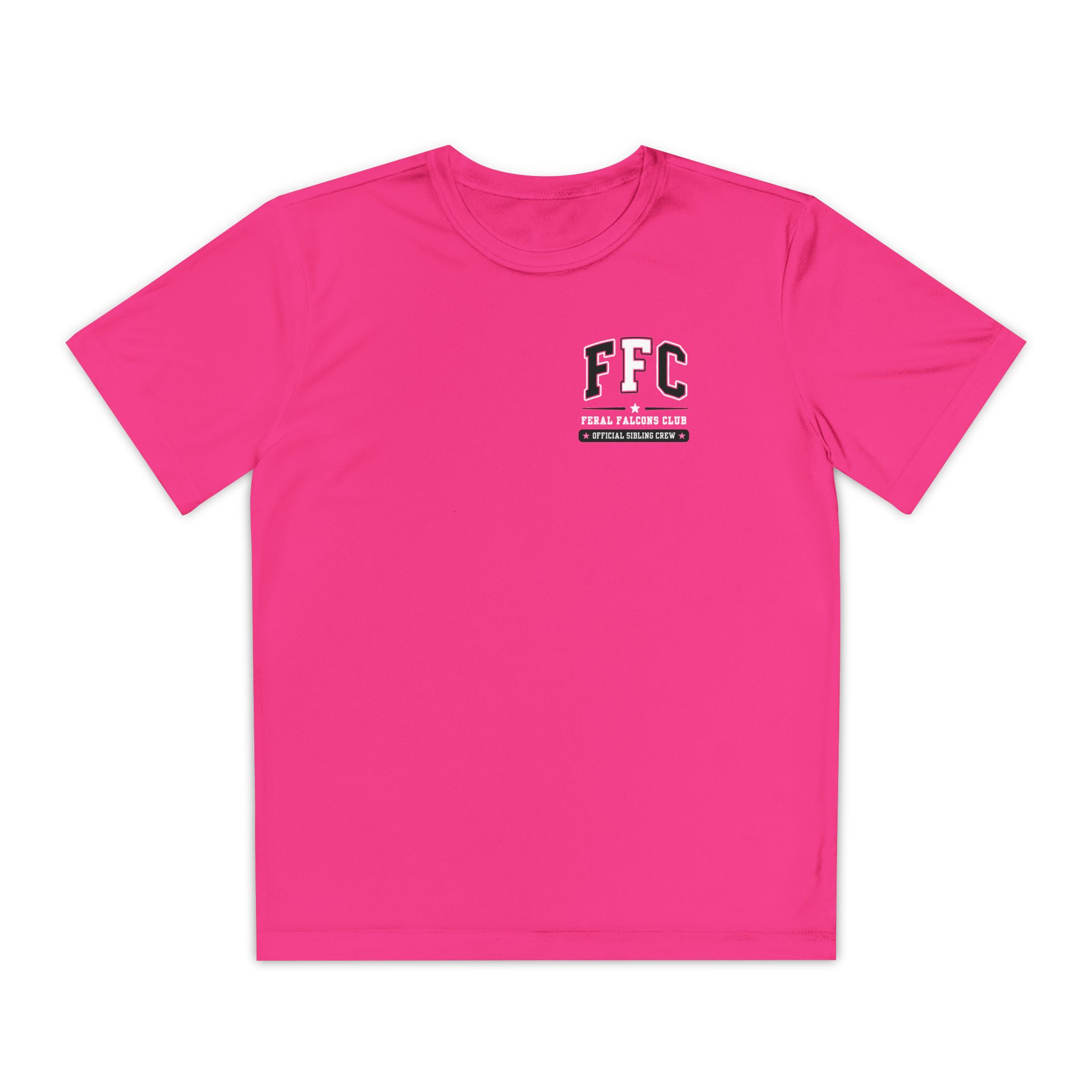 Youth Performance Tee: 'Feral Falcons Club' (2 Sided) - Image 7