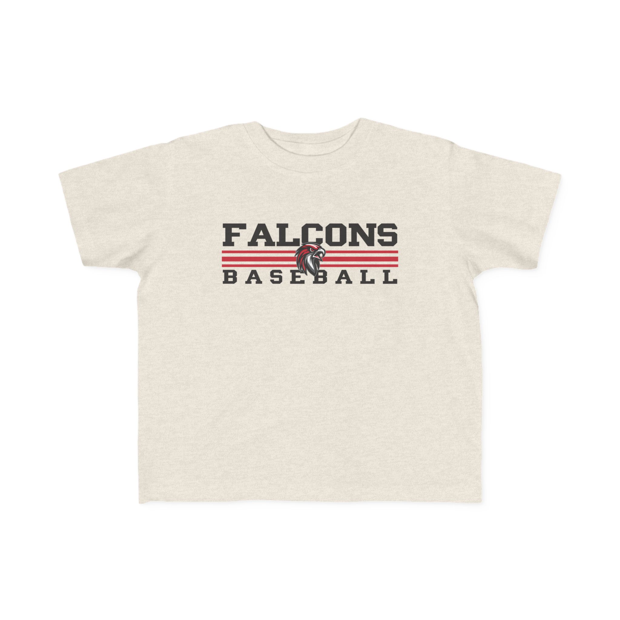 Toddler Cotton Tee: Classic Lines Baseball - Image 3