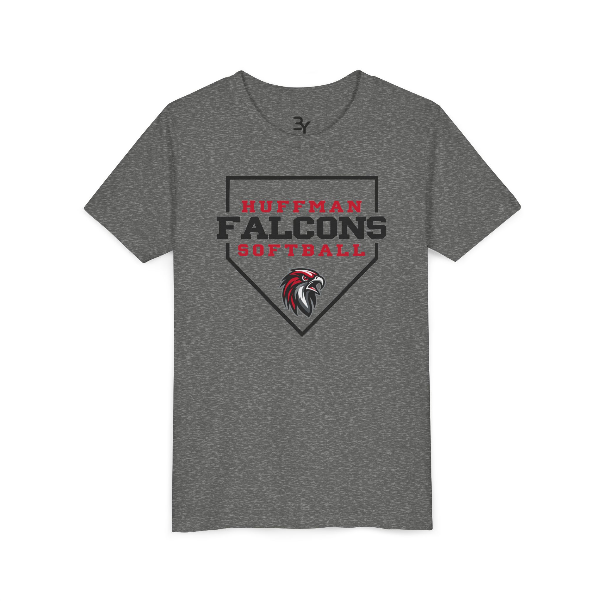 Youth Cotton Tee: Home Plate Softball - Image 3