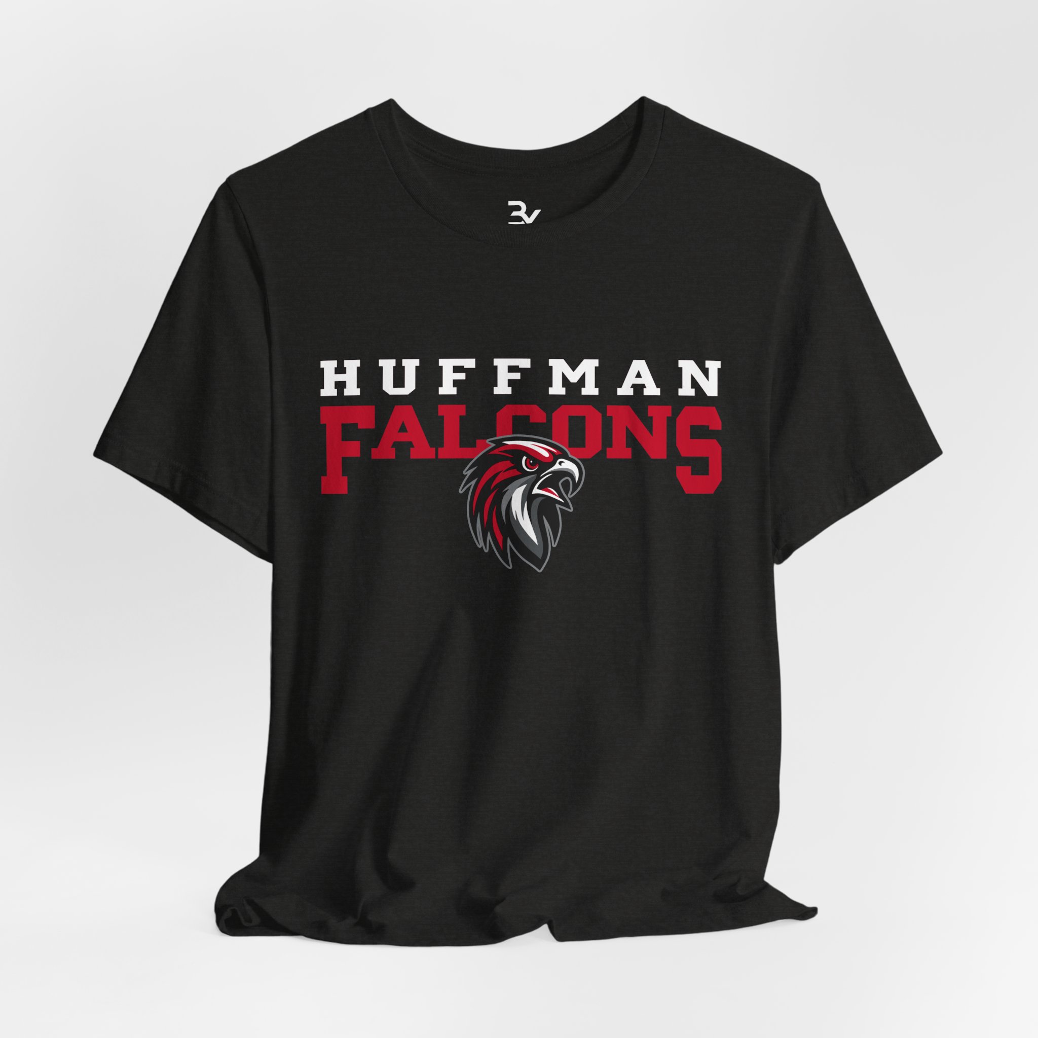 Adult Cotton Tee: Huffman Falcons - Image 6