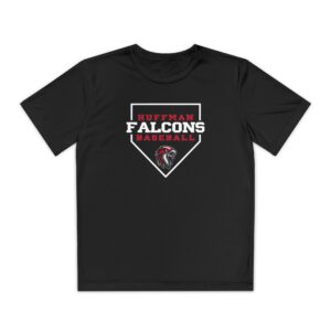 Youth Performance Tee: Home Plate Baseball