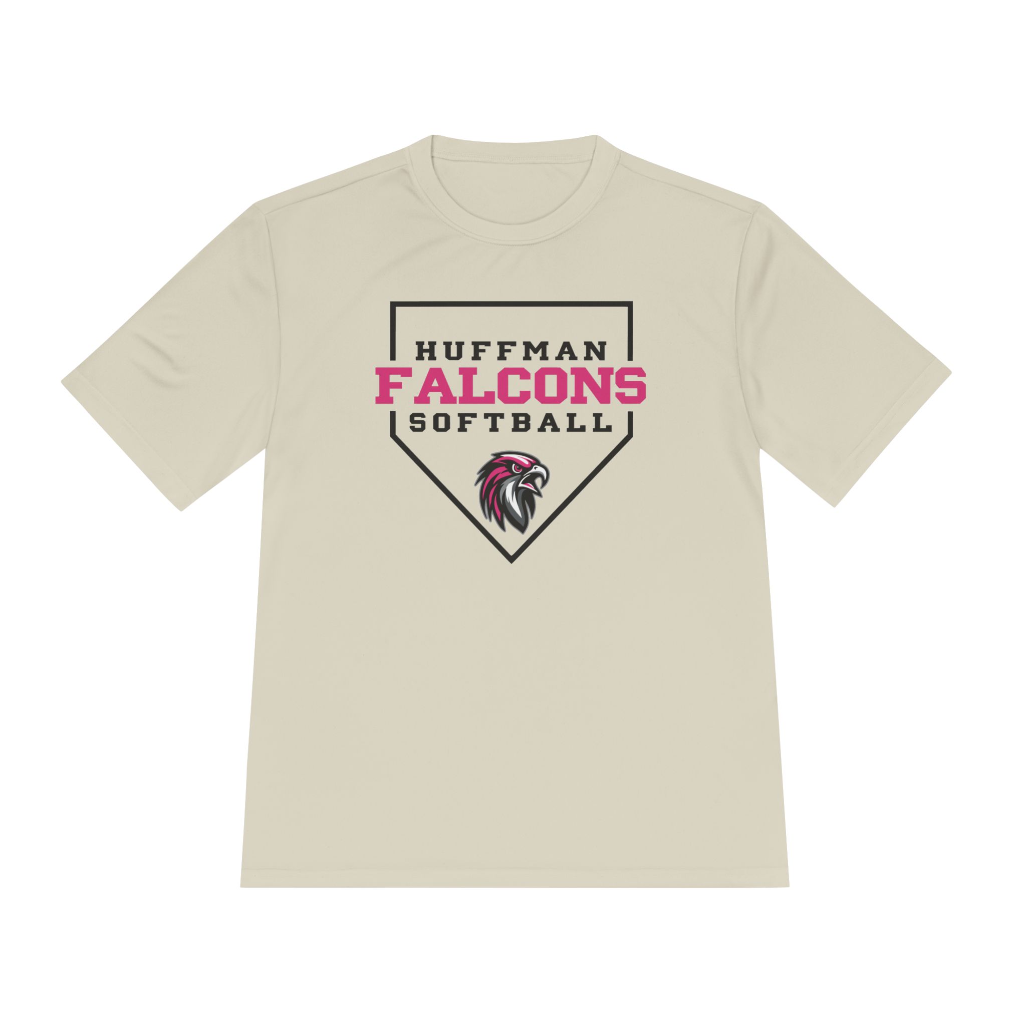 Adult Performance Tee: Home Plate Softball (Pink) - Image 5