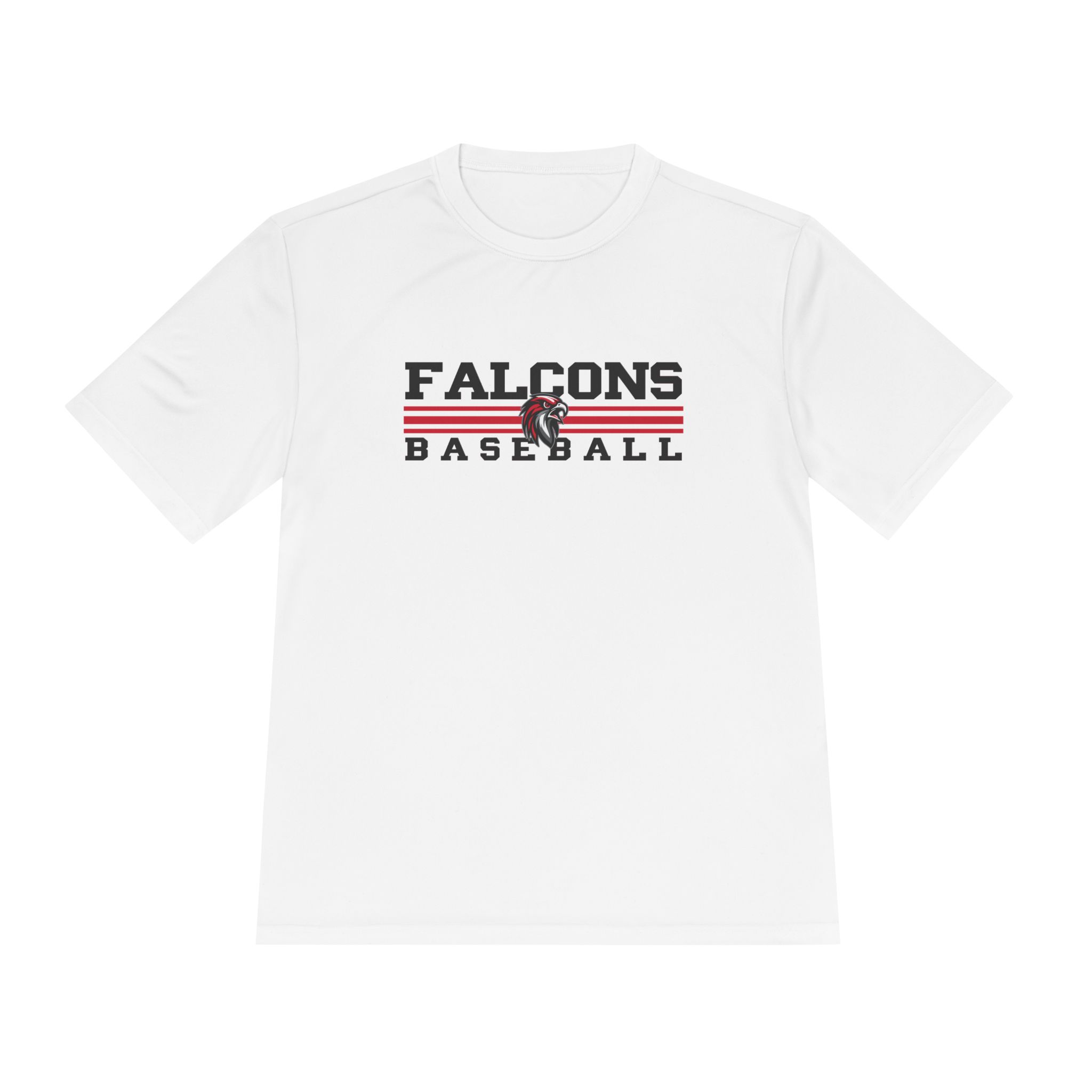 Adult Performance Tee: Classic Lines Baseball - Image 2