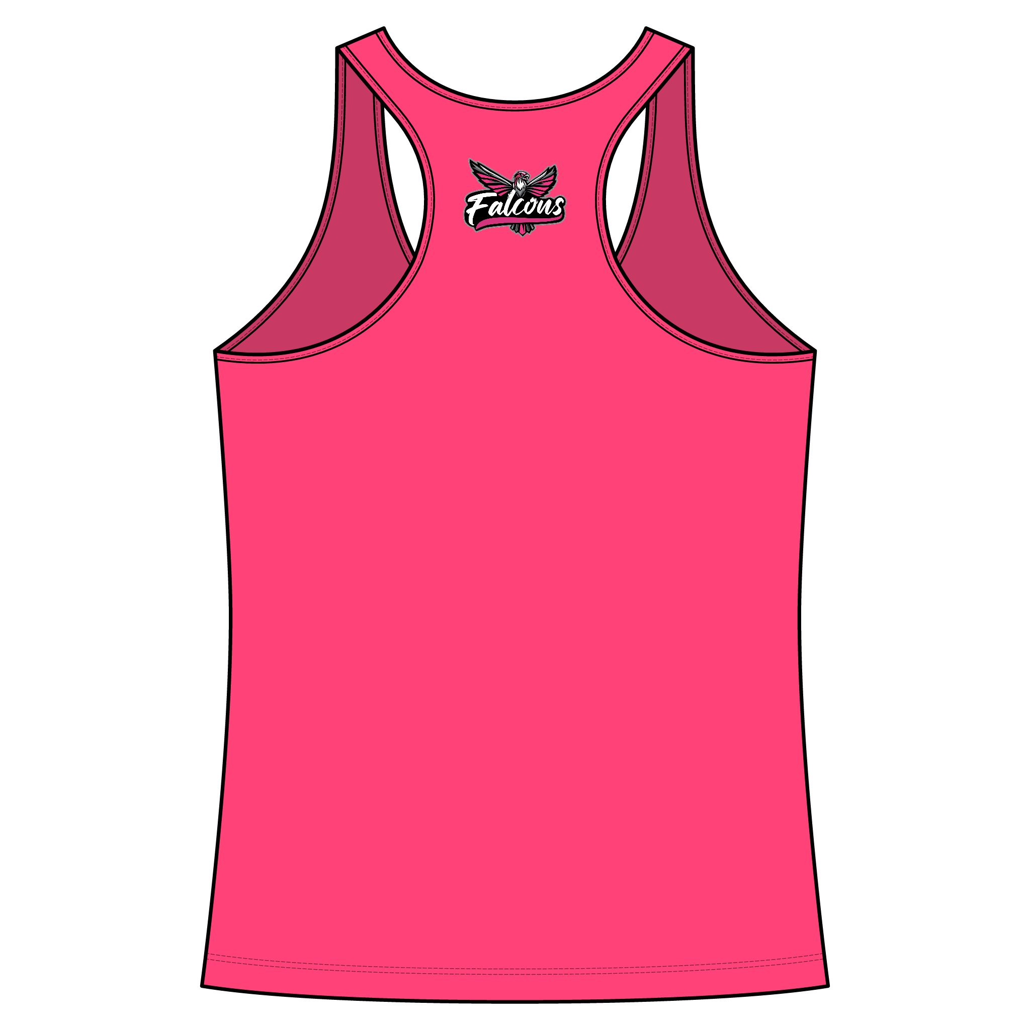 Women's Performance Racerback: Home Plate Softball (Pink) - Image 8