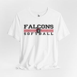 Adult Cotton Tee: Classic Lines Softball