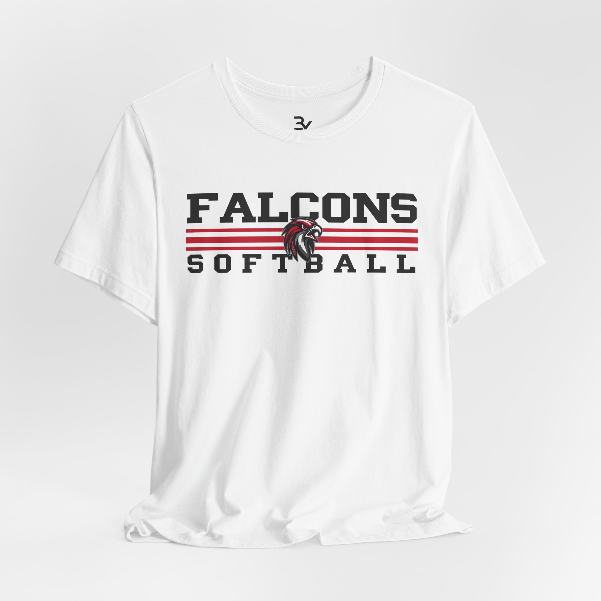 Adult Cotton Tee: Classic Lines Softball
