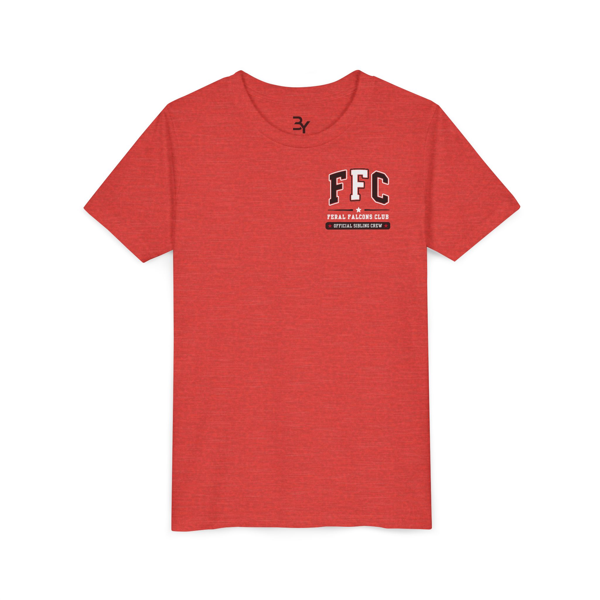Youth Cotton Tee: 'Feral Falcons Club' (2 Sided) - Image 11