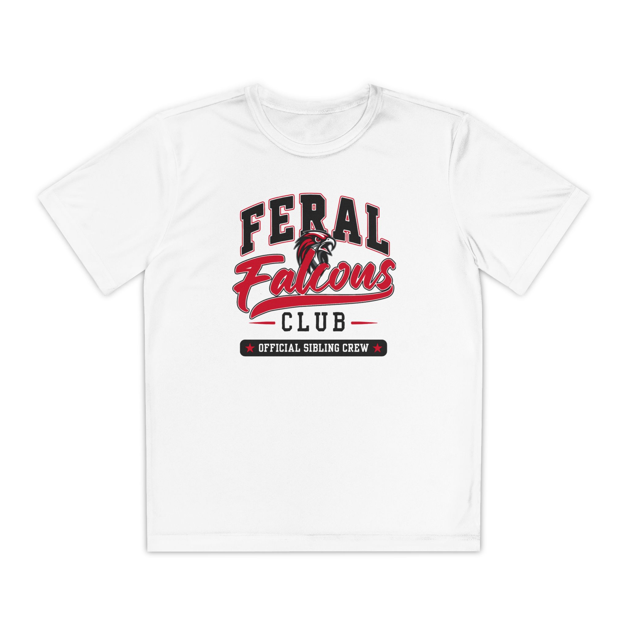 Youth Performance Tee: 'Feral Falcons Club' - Image 2
