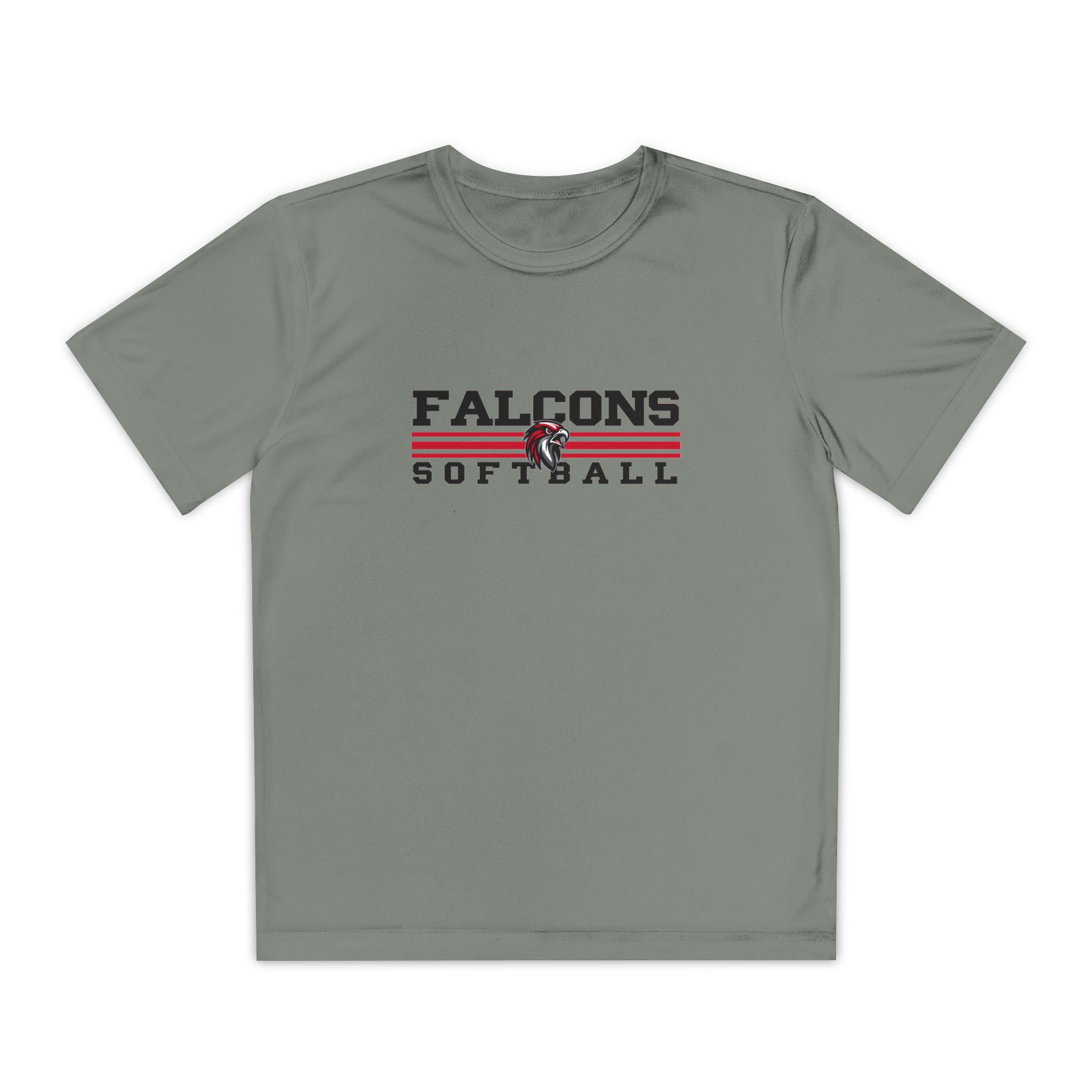 Youth Performance Tee: Classic Lines Softball - Image 5