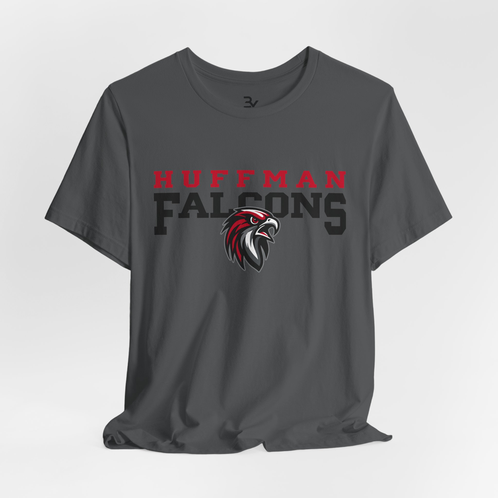 Adult Cotton Tee: Huffman Falcons - Image 8