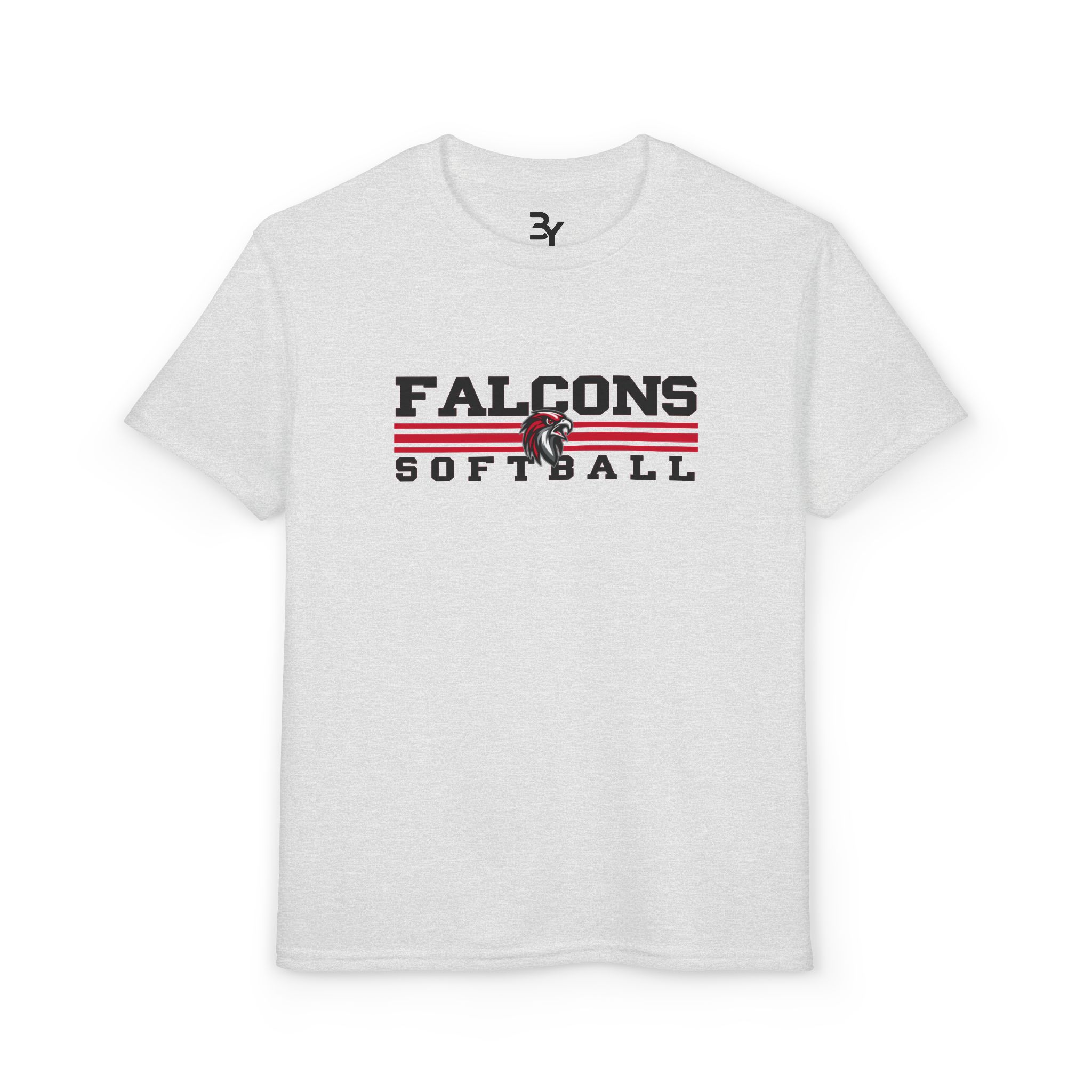 Youth Premium Tee: Classic Lines Softball - Image 2