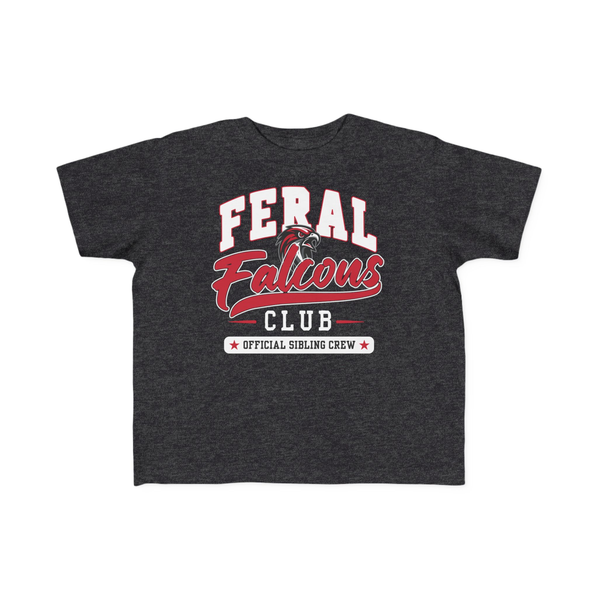 Toddler Cotton Tee: 'Feral Falcons Club' - Image 6