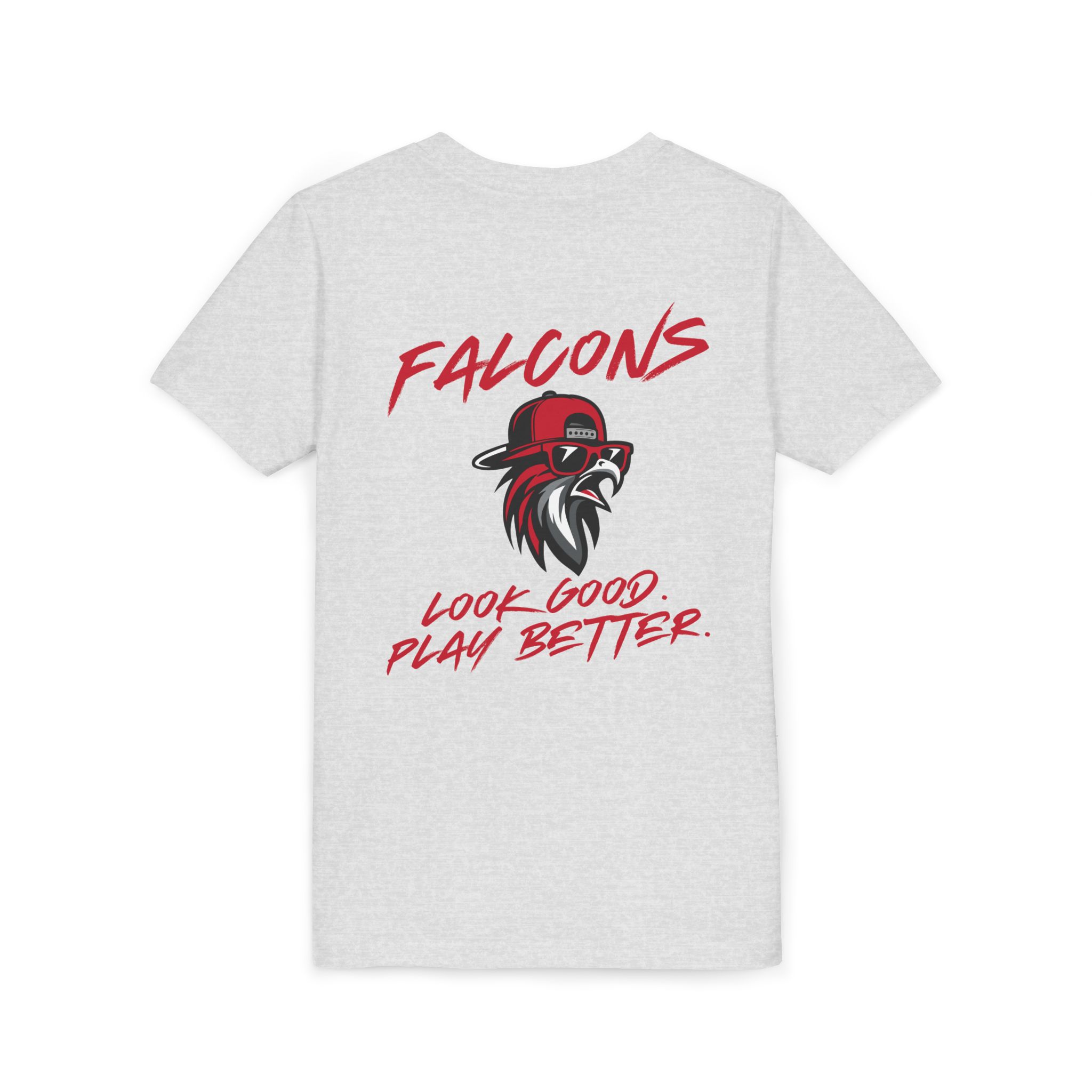 Youth Cotton Tee: 'Look Good. Play Better' (2 Sided) - Image 4