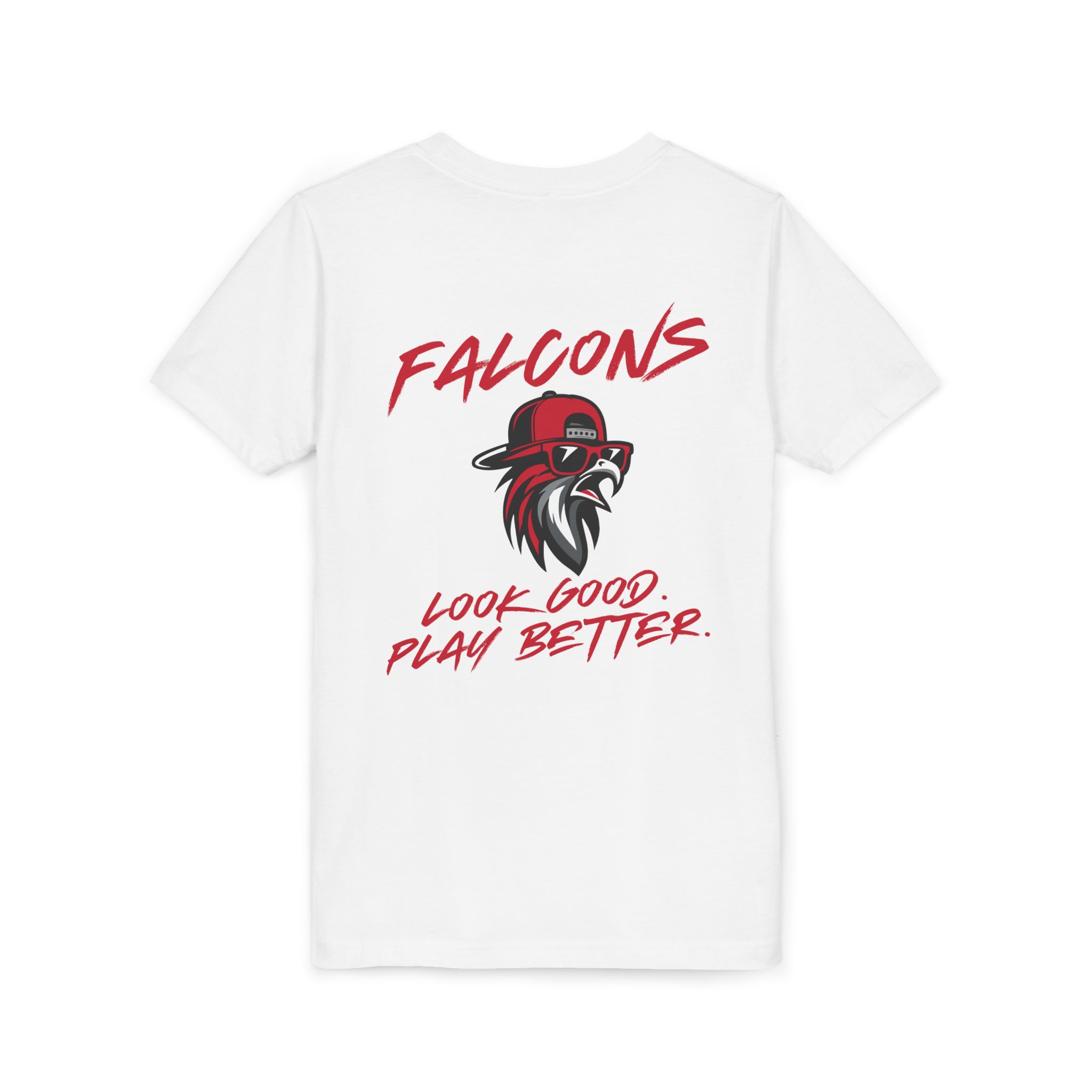 Youth Cotton Tee: 'Look Good. Play Better' (2 Sided) - Image 2