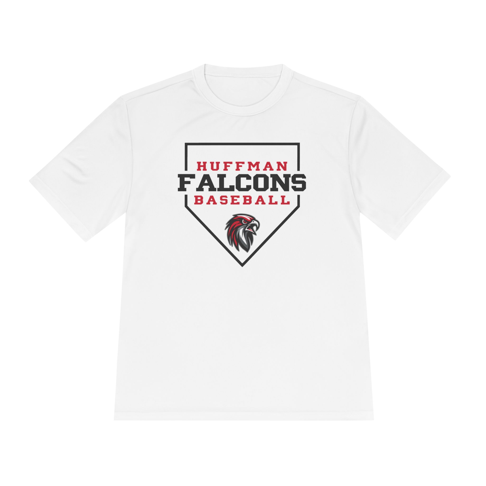 Adult Performance Tee: Home Plate Baseball - Image 2