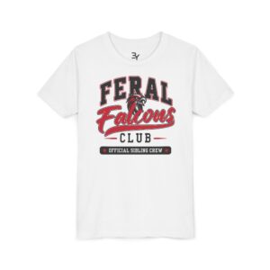Youth Cotton Tee: 'Feral Falcons Club'