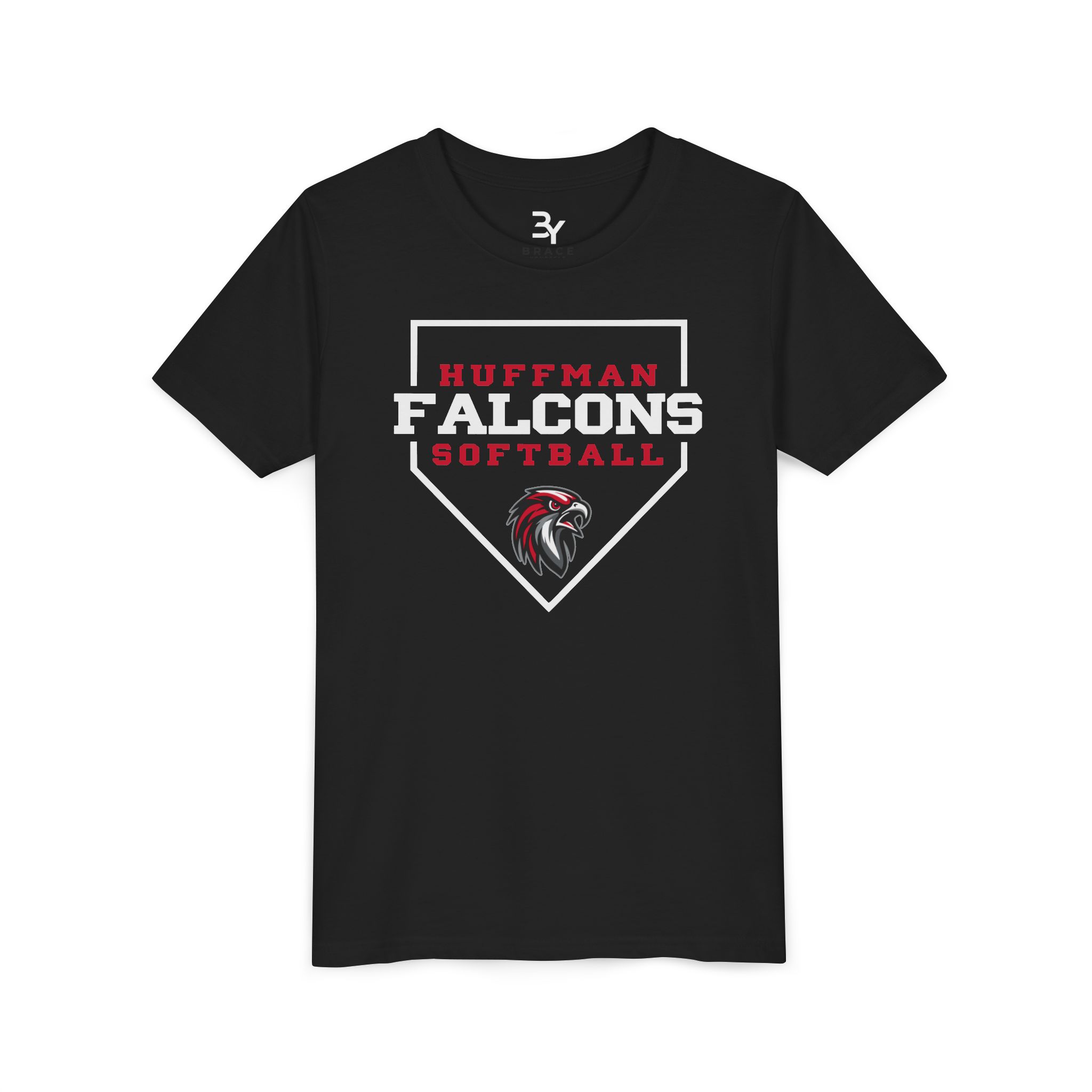 Youth Cotton Tee: Home Plate Softball - Image 4