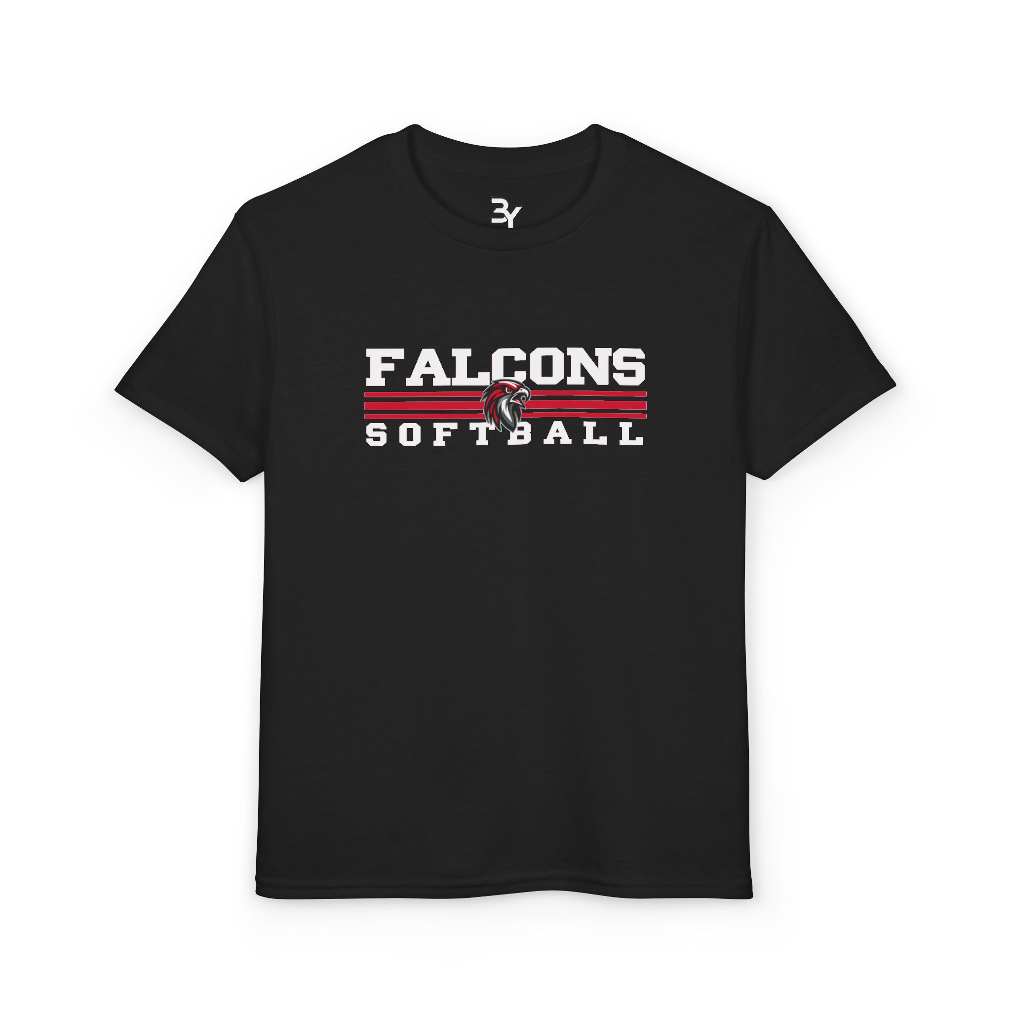 Youth Premium Tee: Classic Lines Softball - Image 6