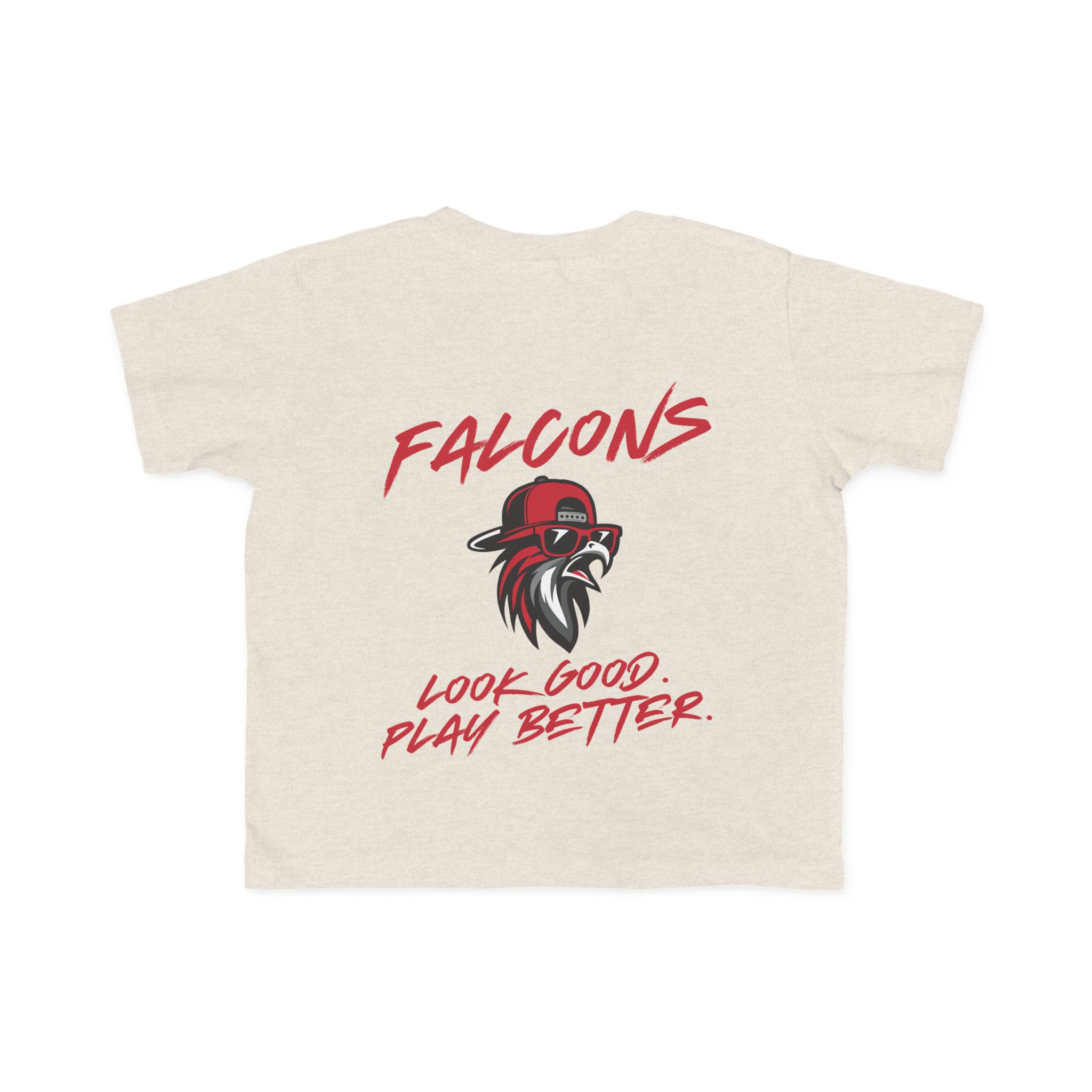 Toddler Cotton Tee: 'Look Good, Play Better' (2 Sided) - Image 8