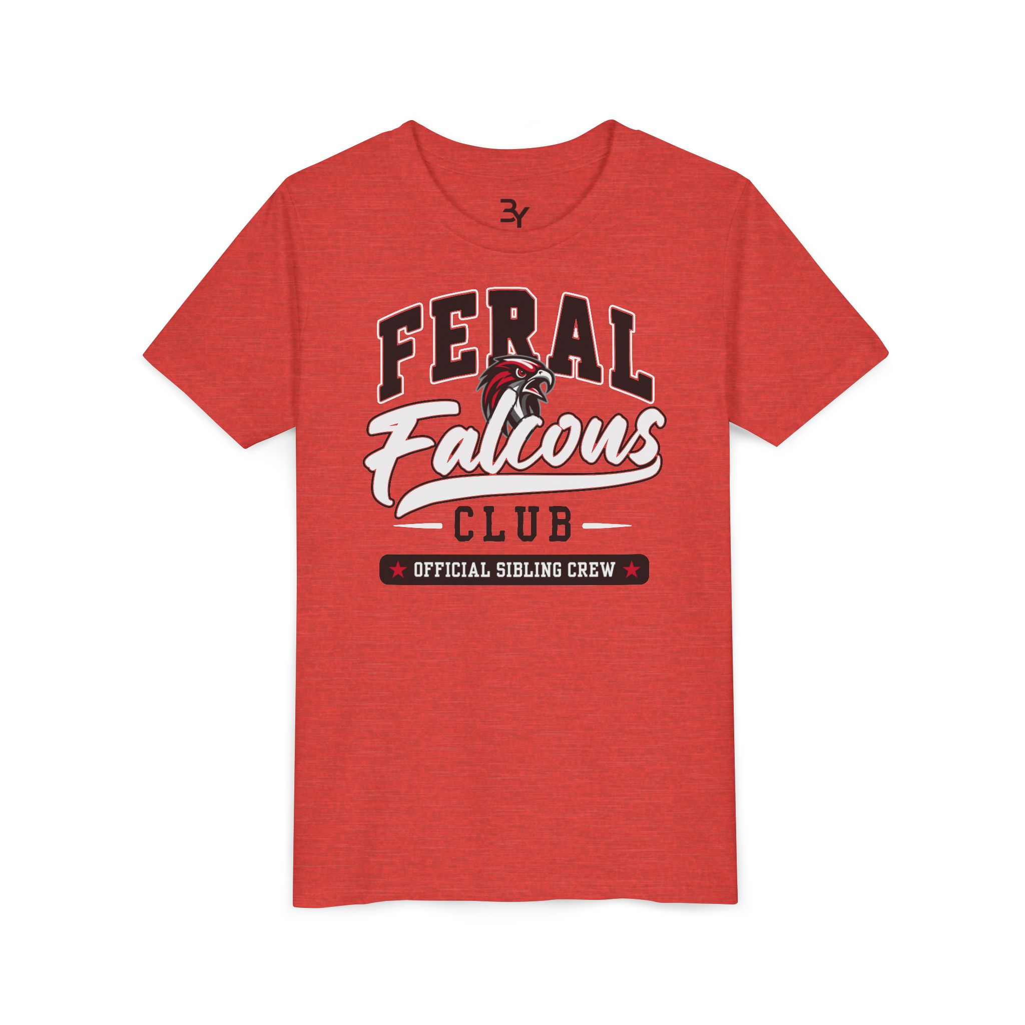 Youth Cotton Tee: 'Feral Falcons Club' - Image 11