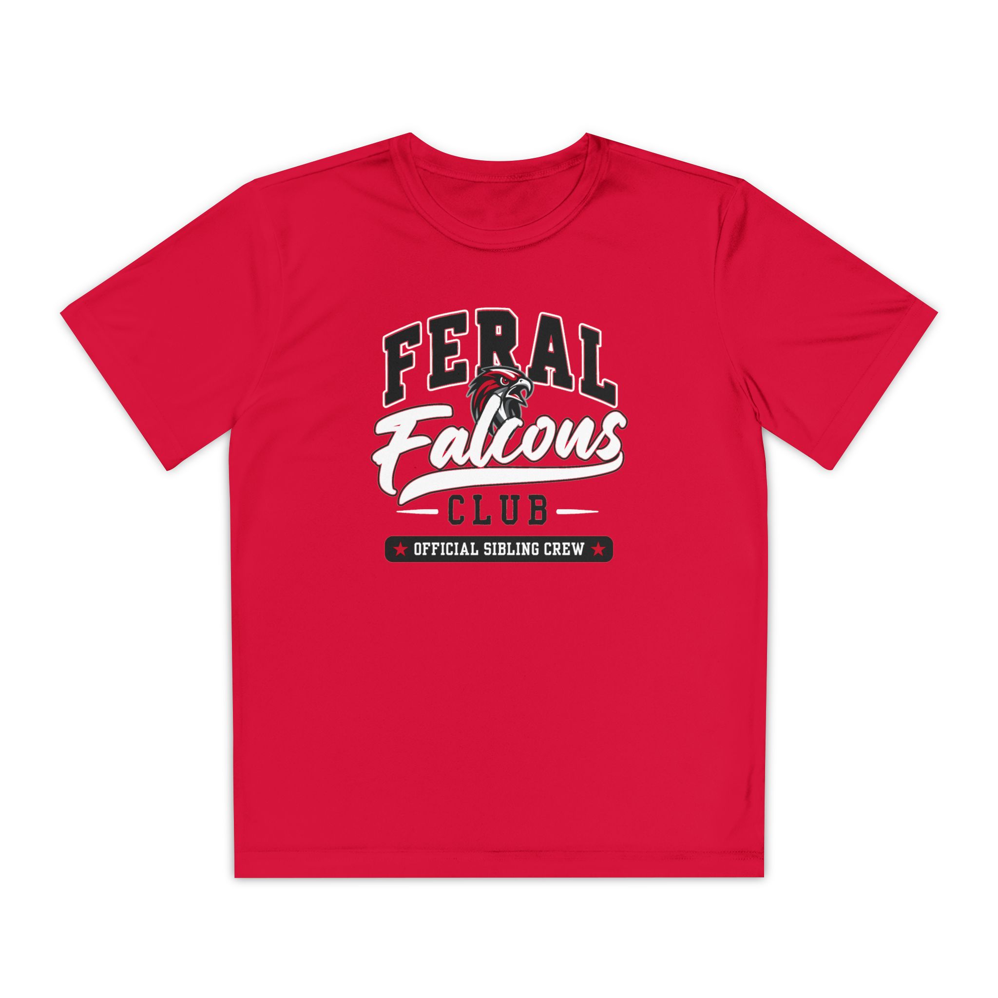 Youth Performance Tee: 'Feral Falcons Club' - Image 6