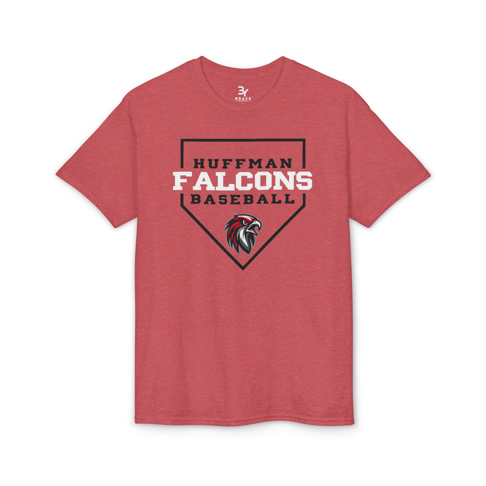 Adult Premium Tee: Home Plate Baseball