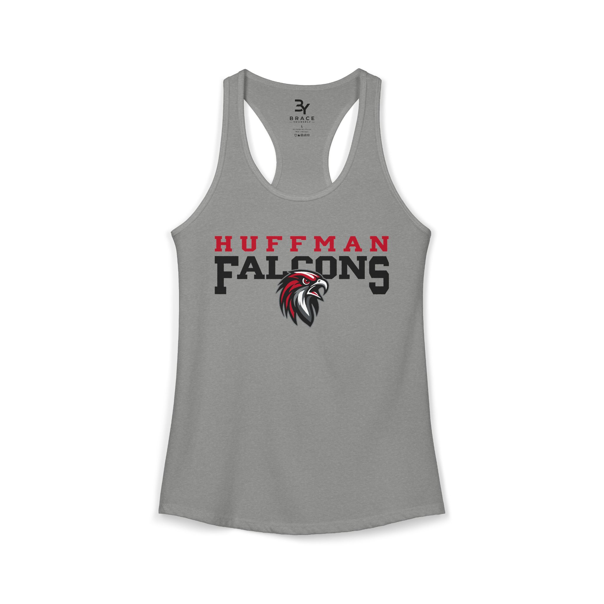 Women's Premium Racerback: Huffman Falcons - Image 7