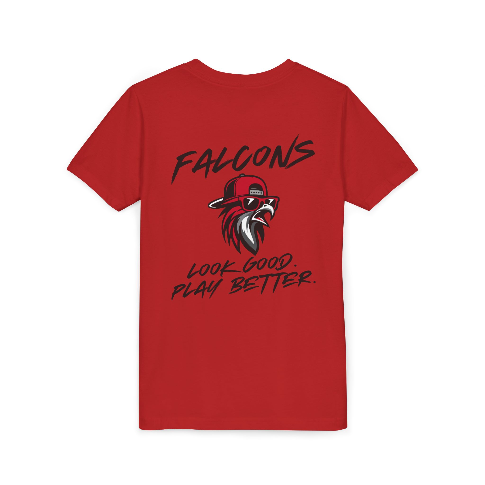 Youth Cotton Tee: 'Look Good. Play Better' (2 Sided) - Image 20