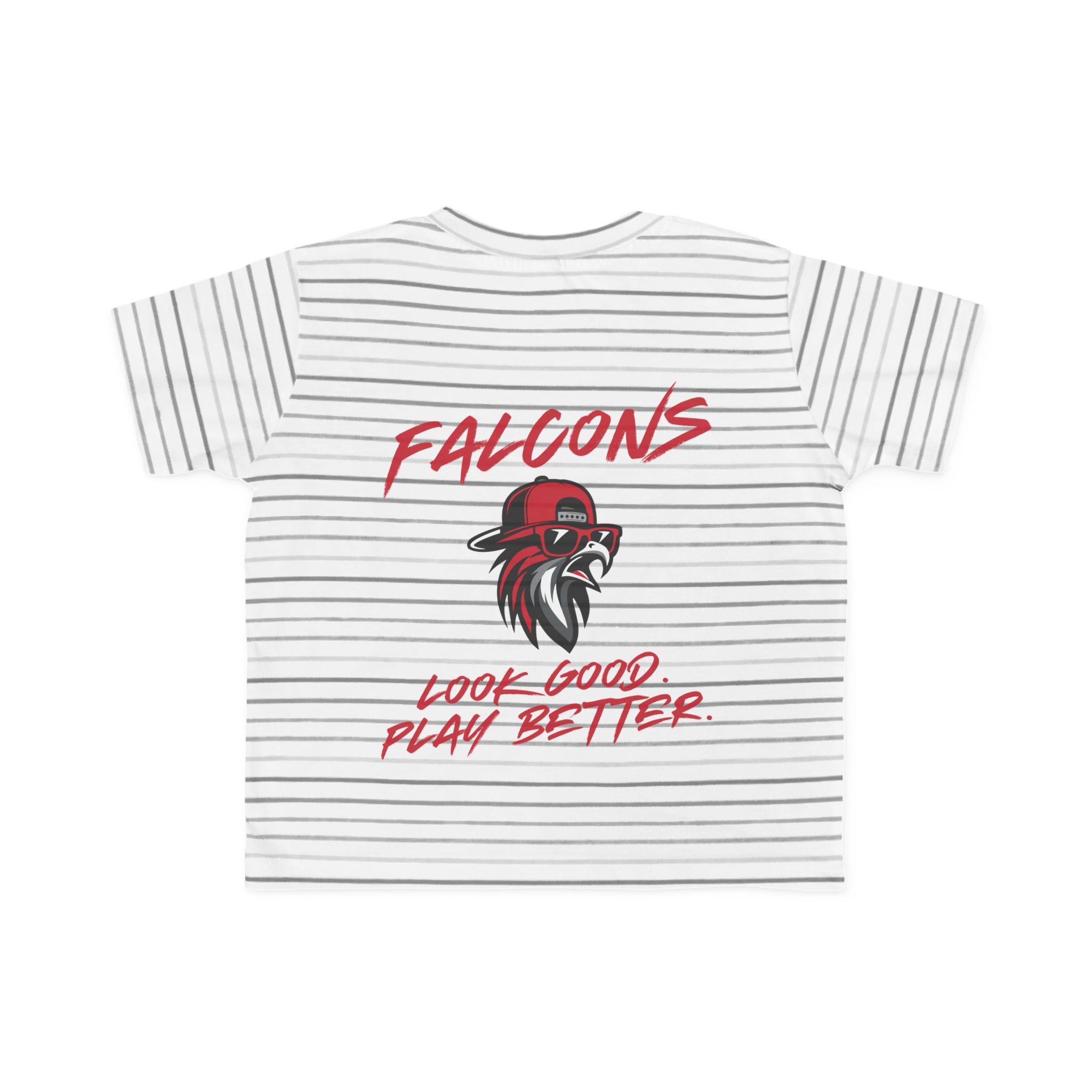 Toddler Cotton Tee: 'Look Good, Play Better' (2 Sided) - Image 4