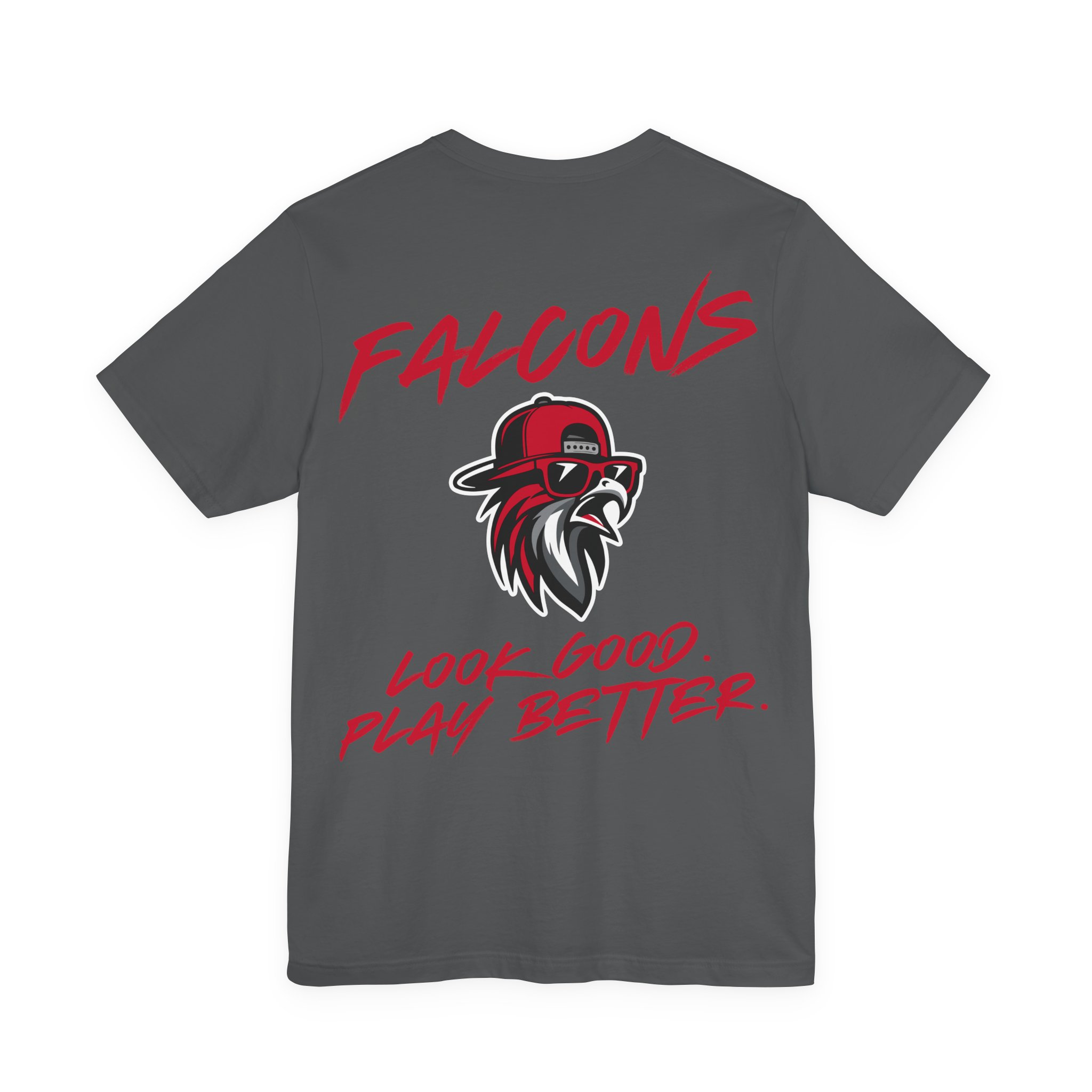Adult Cotton Tee: 'Look Good, Play Better' (2 Sided) - Image 16